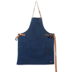 Dutchdeluxes Kitchen Textiles & Clothing^Canvas BBQ Apron in Dark Blue