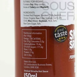 Eaten Alive Ingredients Brands|Sauces & Condiments^Smoked Sriracha Hot Sauce, 150ml