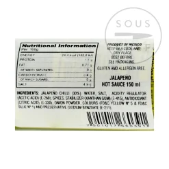 El Yucateco Mexican Ingredients|Sauces & Condiments^Jalapeno Sauce, 150ml