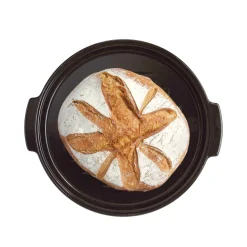 Emile Henry Baking Supplies & Equipment^Black Round Bread Baker, 32.5cm