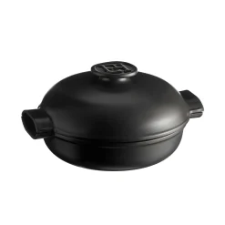 Emile Henry French Ingredients|Pots & Pans^Delight Black Ceramic Induction Braiser, 27cm