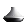 Emile Henry French Ingredients|Pots & Pans^Delight Black & White Ceramic Induction Tagine