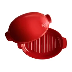 Emile Henry French Ingredients|Pots & Pans^Red Chicken Brick Cooker, 9 Litre