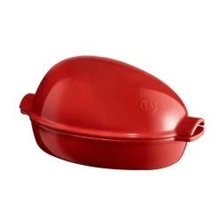 Emile Henry French Ingredients|Pots & Pans^Red Chicken Brick Cooker, 9 Litre