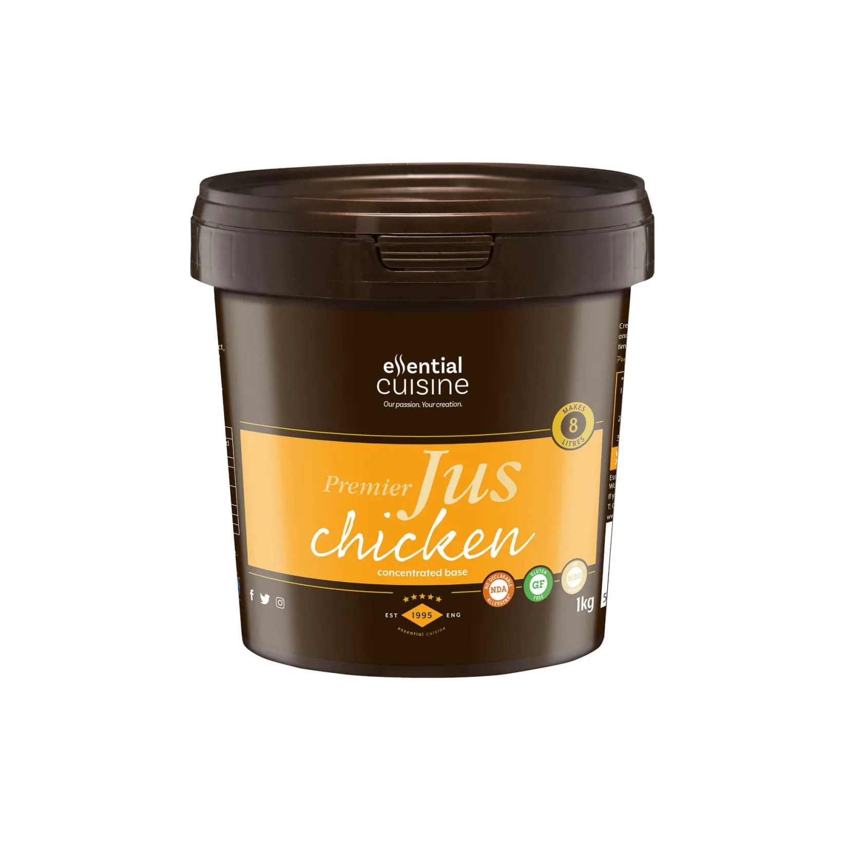 Essential Cuisine Ingredients Brands|Stock & Bouillon^Premier Chicken Jus, 1kg