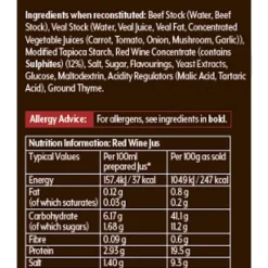 Essential Cuisine Ingredients Brands|Stock & Bouillon^Premier Red Wine Jus, 1.2kg