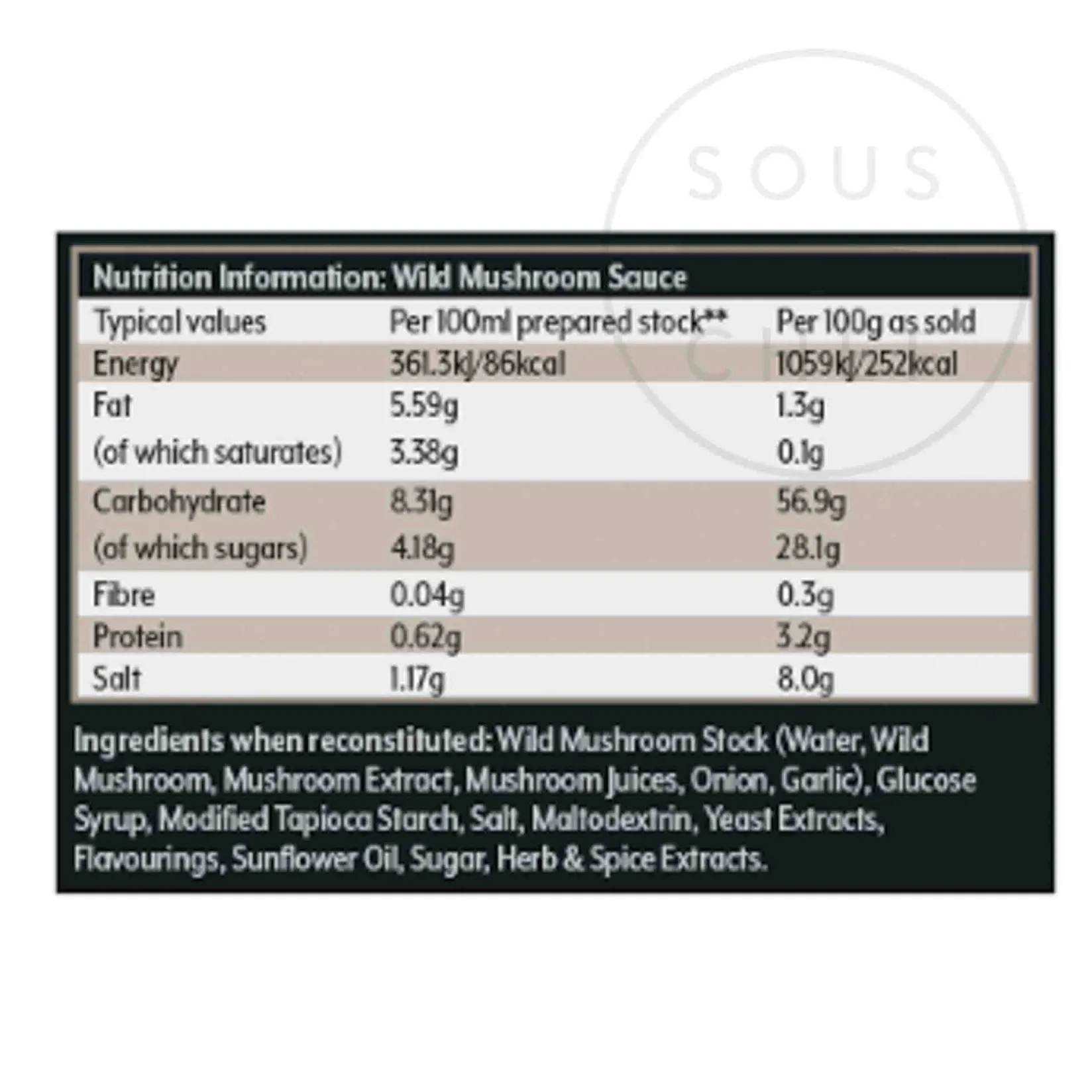 Essential Cuisine Ingredients Brands|Sauces & Condiments^Savoury Wild Mushroom Sauce, 800g