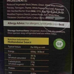 Essential Cuisine Ingredients Brands|Stock & Bouillon^Signature Hollandaise Sauce, 1 litre