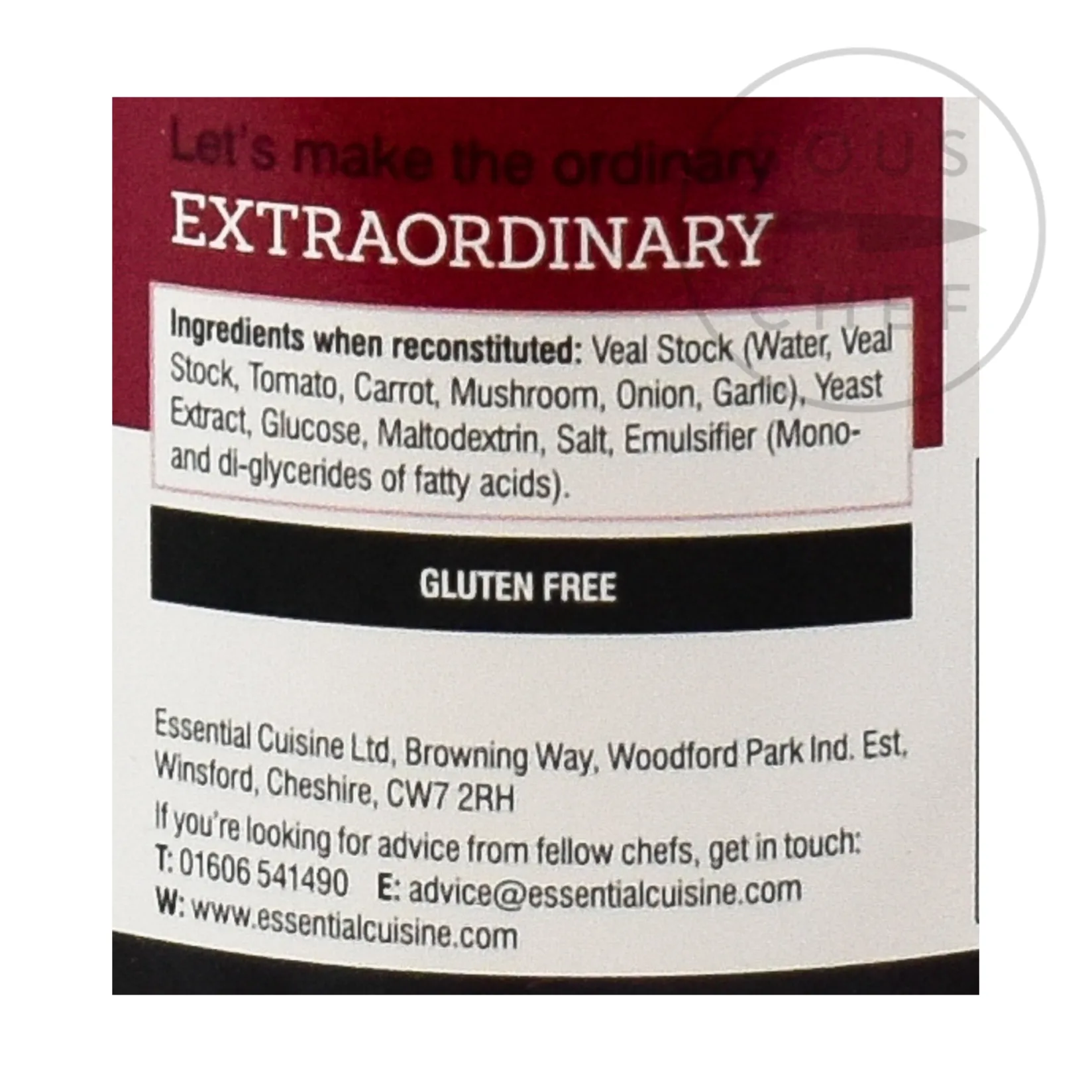 Essential Cuisine Ingredients Brands|Made In The Uk^Veal Glace, 600g