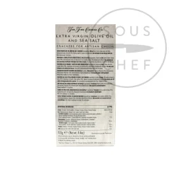 The Fine Cheese Co Made In The Uk|Snacks^Extra Virgin Olive Oil & Sea Salt Crackers, 125g