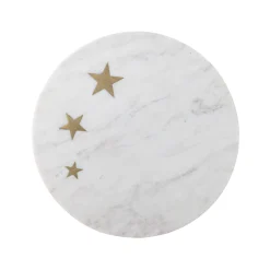 Bloomingville Tableware Brands^Fenya Star White Marble Cake Stand, 30cm