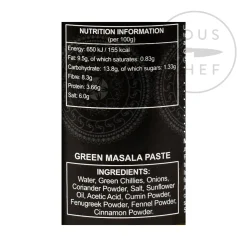 Ferns Ingredients Brands|Indian Ingredients^' Green Masala Paste, 380g