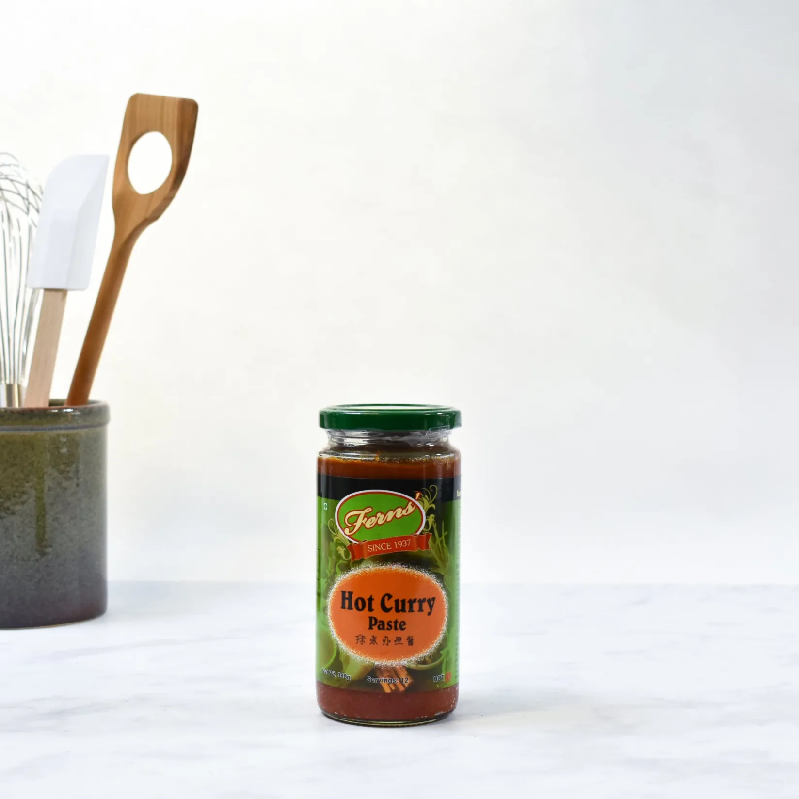 Ferns Ingredients Brands|Indian Ingredients^' Hot Curry Paste, 380g