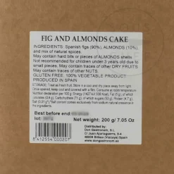 Healthy Bites Ingredients Brands|Spanish Ingredients^Fig and Almonds Dried Fruit Cake, 200g