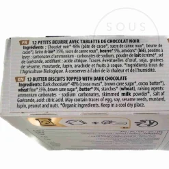 Filet Bleu Ingredients Brands|Chocolate & Sweets^Organic Butter Biscuits With Dark Chocolate, 150g