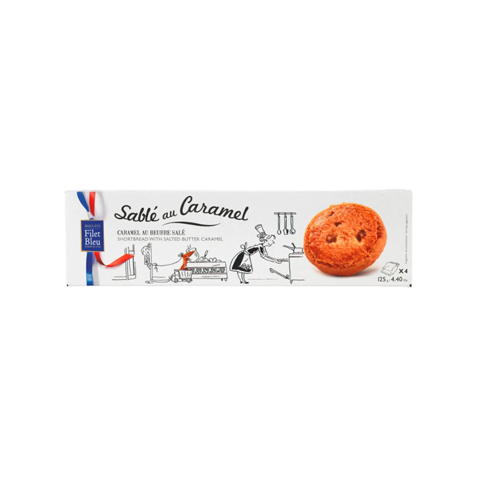 Filet Bleu Ingredients Brands|Chocolate & Sweets^Shortbread With Salted Butter Caramel, 125g
