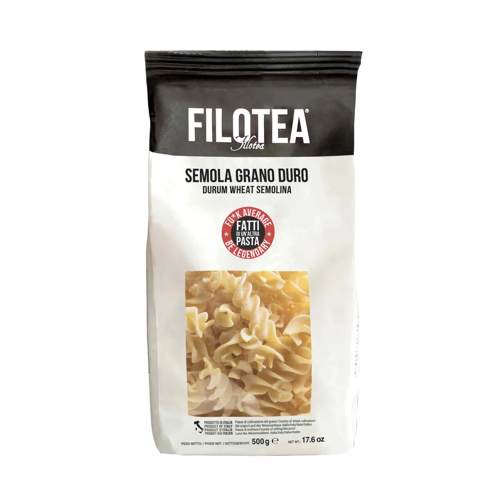 Filotea Ingredients Brands|Italian Ingredients^Fusilloni Durum Wheat Semolina Pasta, 500g