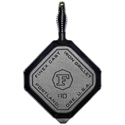 Finex Pots & Pans^Cast Iron Grill Pan, 25cm (10inch)