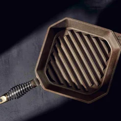 Finex Pots & Pans^Cast Iron Grill Pan, 25cm (10inch)