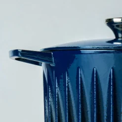 FIREUP French Ingredients|Pots & Pans^Blue Cast Iron Dutch Oven, 26cm