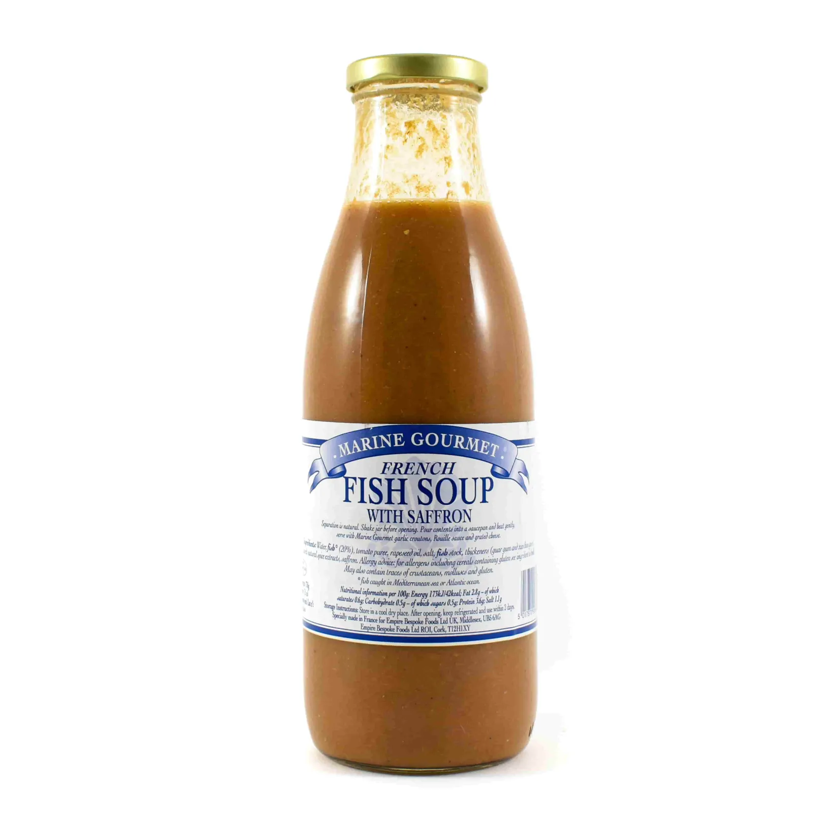 Marine Gourmet French Ingredients|Stock & Bouillon^Fish Soup With Saffron, 715ml