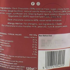 Forecast Feast Ingredients Brands|Chocolate & Sweets^Forest Feast Dark Chocolate Sour Cherries, 120g
