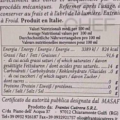 Frantoi Cutrera Ingredients Brands|Italian Ingredients^PGI Sicilian Extra Virgin Olive Oil in Hand Made Ceramic Bottle, 500ml