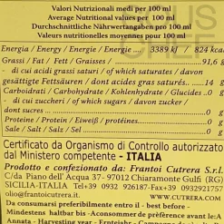 Frantoi Cutrera Italian Ingredients|Oil, Vinegar & Dressings^Primo PDO Monti Iblei Extra Virgin Olive Oil