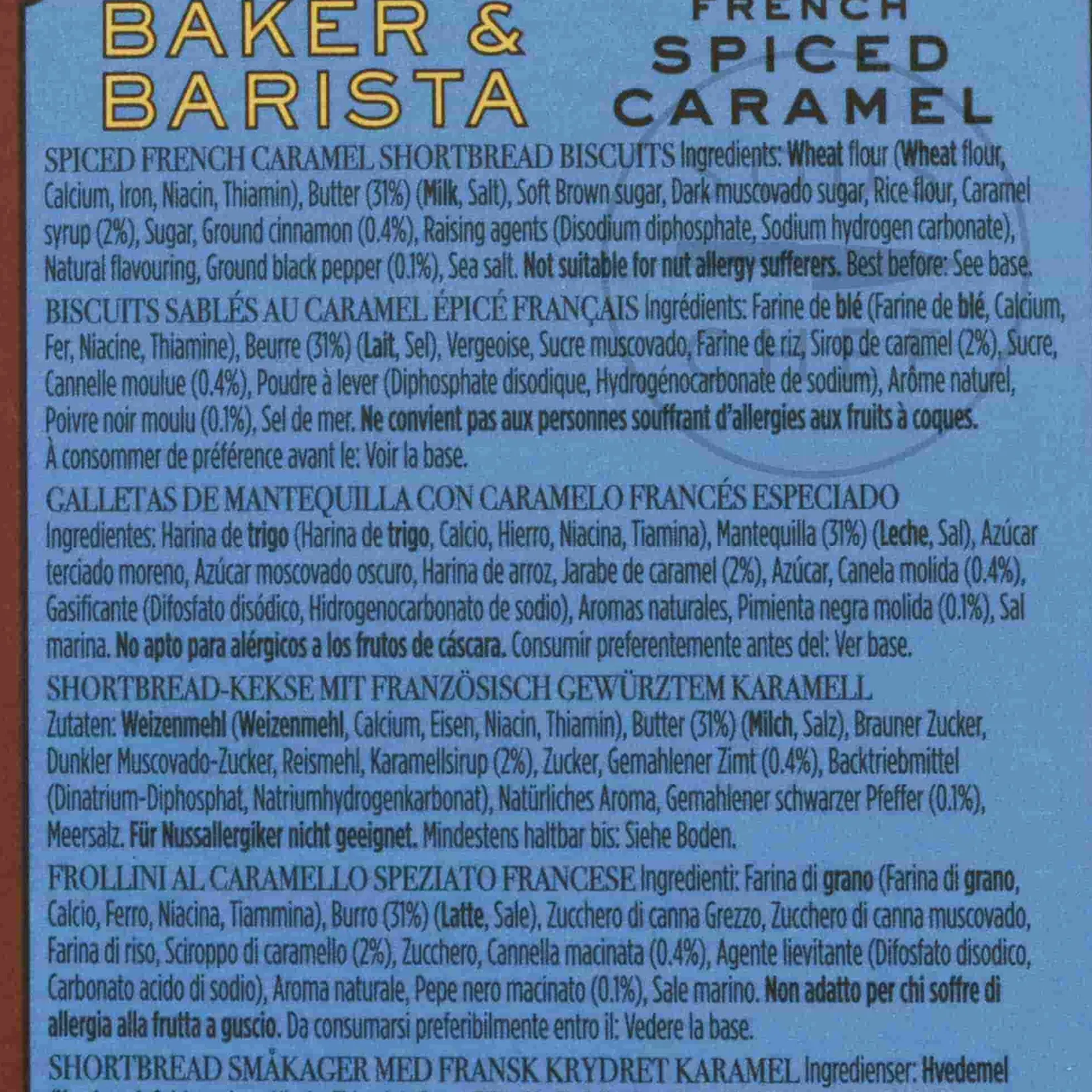 Baker & Barista Cakes & Bakery|Ingredients Brands^French Spiced Caramel Biscuits, 120g