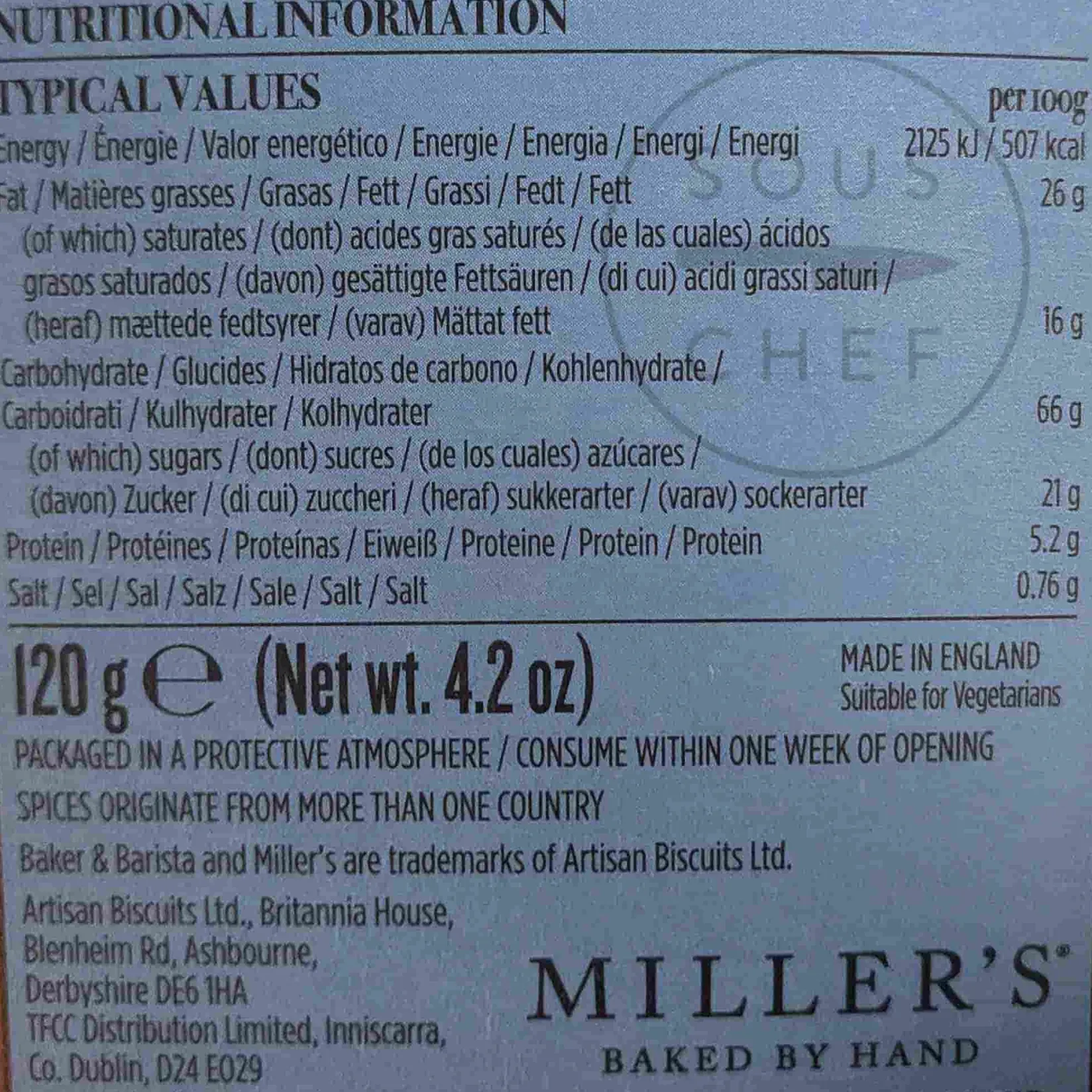 Baker & Barista Cakes & Bakery|Ingredients Brands^French Spiced Caramel Biscuits, 120g