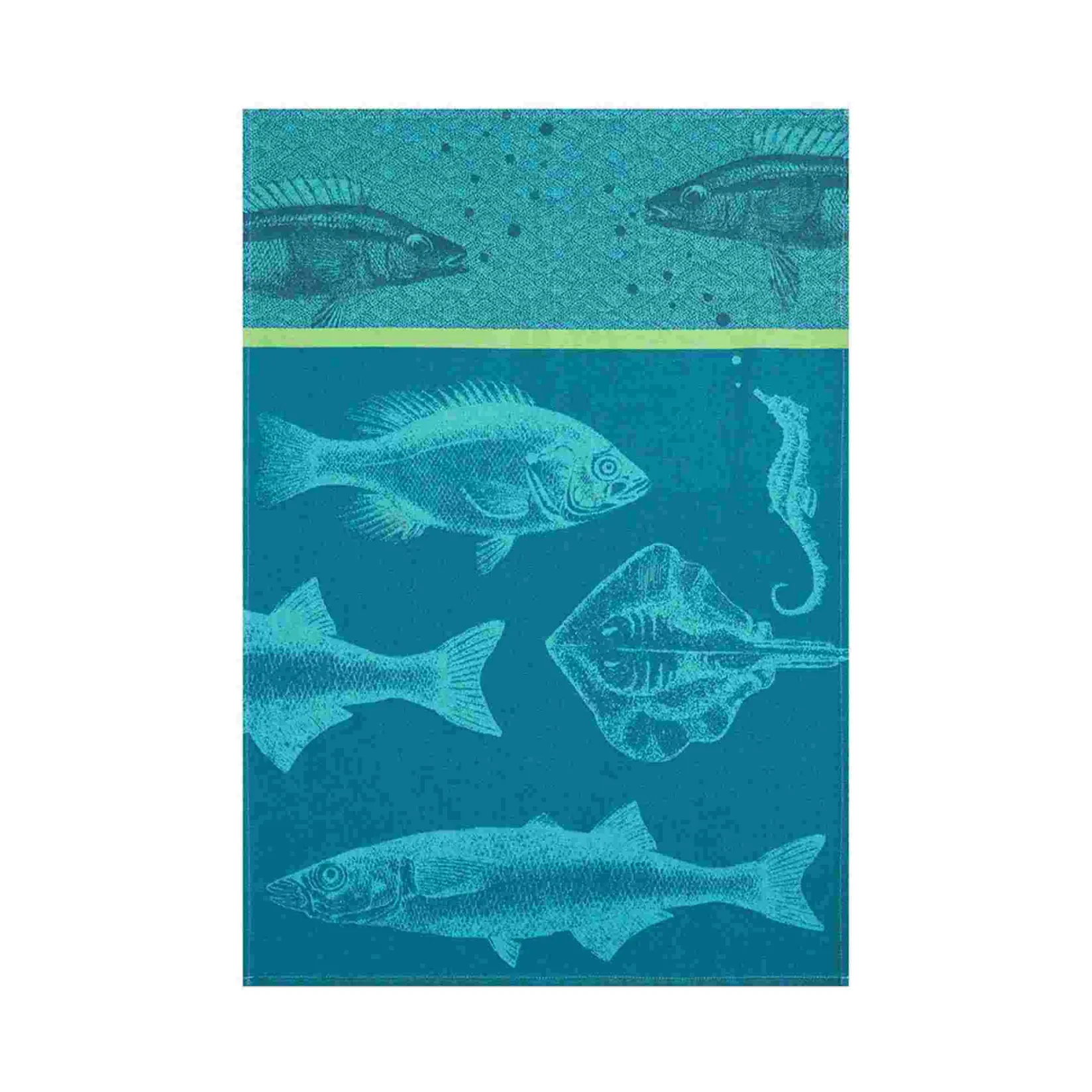 Coucke French Ingredients|Kitchen Textiles & Clothing^French Tea Towel - Fish