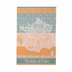 Coucke French Ingredients|Kitchen Textiles & Clothing^French Tea Towel - Vins Blancs de France