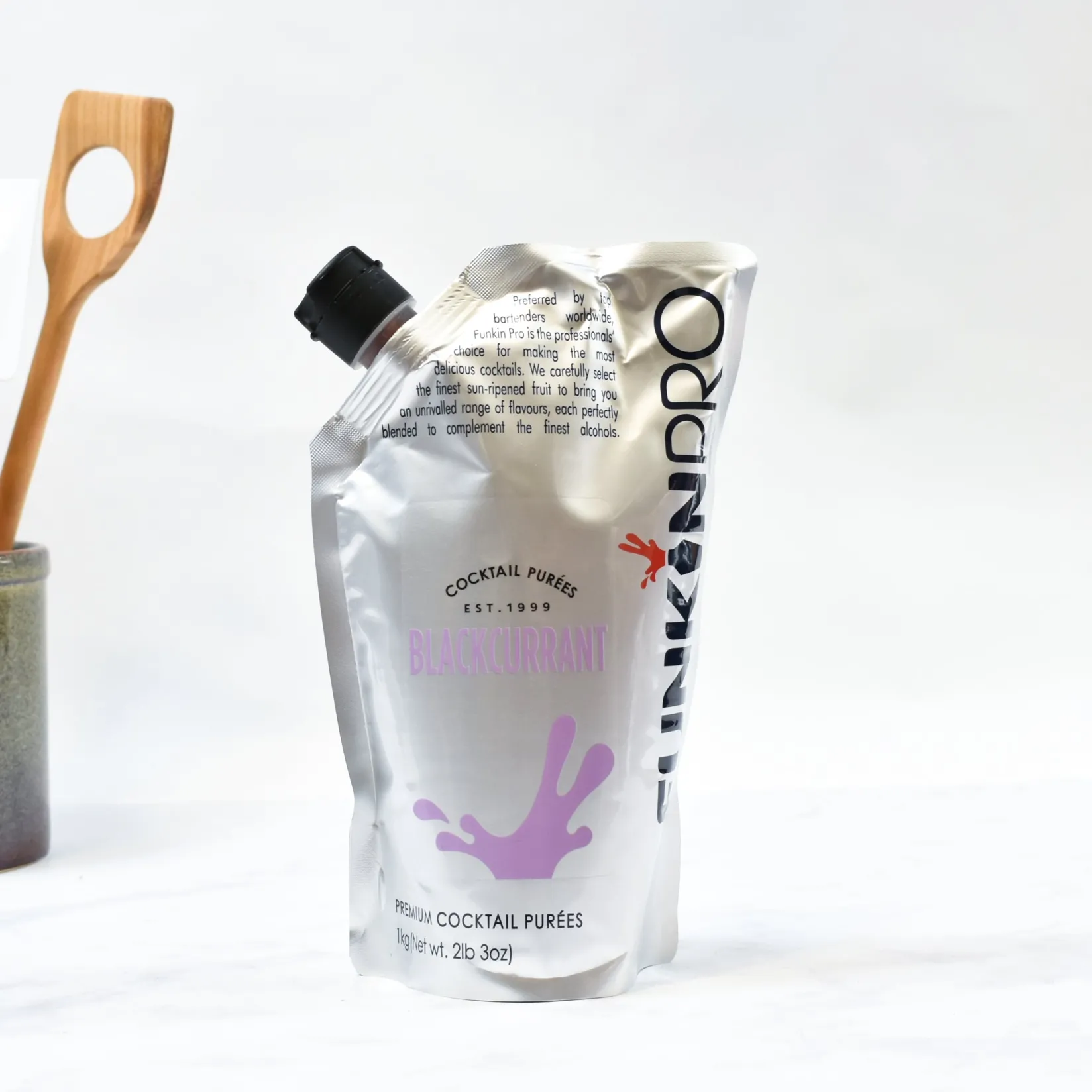 Funkin Ingredients Brands|Drinks^Blackcurrant Puree, 1kg