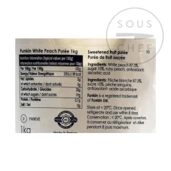 Funkin Drinks|Ingredients Brands^White Peach Puree, 1kg