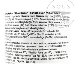 Nihon Kaisui Japanese Ingredients|Herbs & Spices^Furikake Nori, 50g