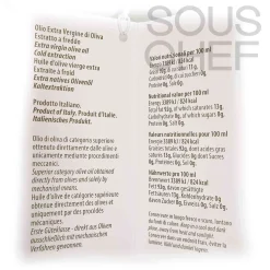 Galantino Ingredients Brands|Italian Ingredients^Puglian Extra Virgin Olive Oil in Orange Stripe Glass Bottle, 500ml