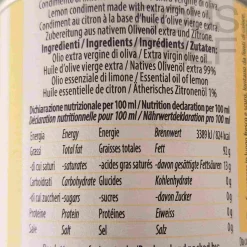 Galantino Italian Ingredients|Oil, Vinegar & Dressings^Puglian Lemon Extra Virgin Olive Oil, 100ml