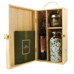 Galantino Ingredients Brands|Oil, Vinegar & Dressings^Small Gift Set In Wooden Box