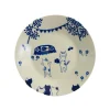 Emro Aziatica Plates|Japanese Tableware^Garden Cat Japanese Round Plate, 24cm