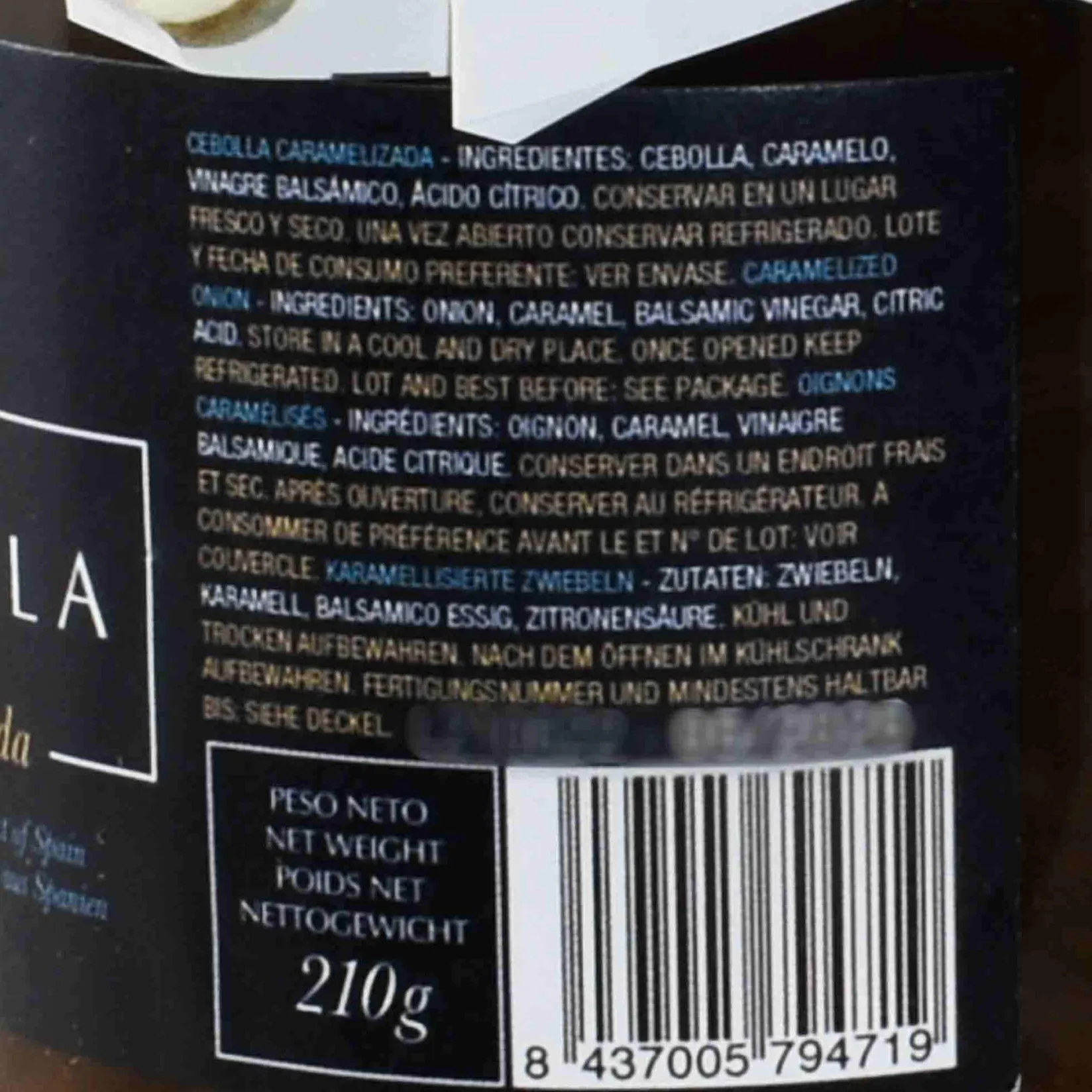 Garden Delights Ingredients Brands|Spanish Ingredients^Spanish Caramelized Onion, 210g