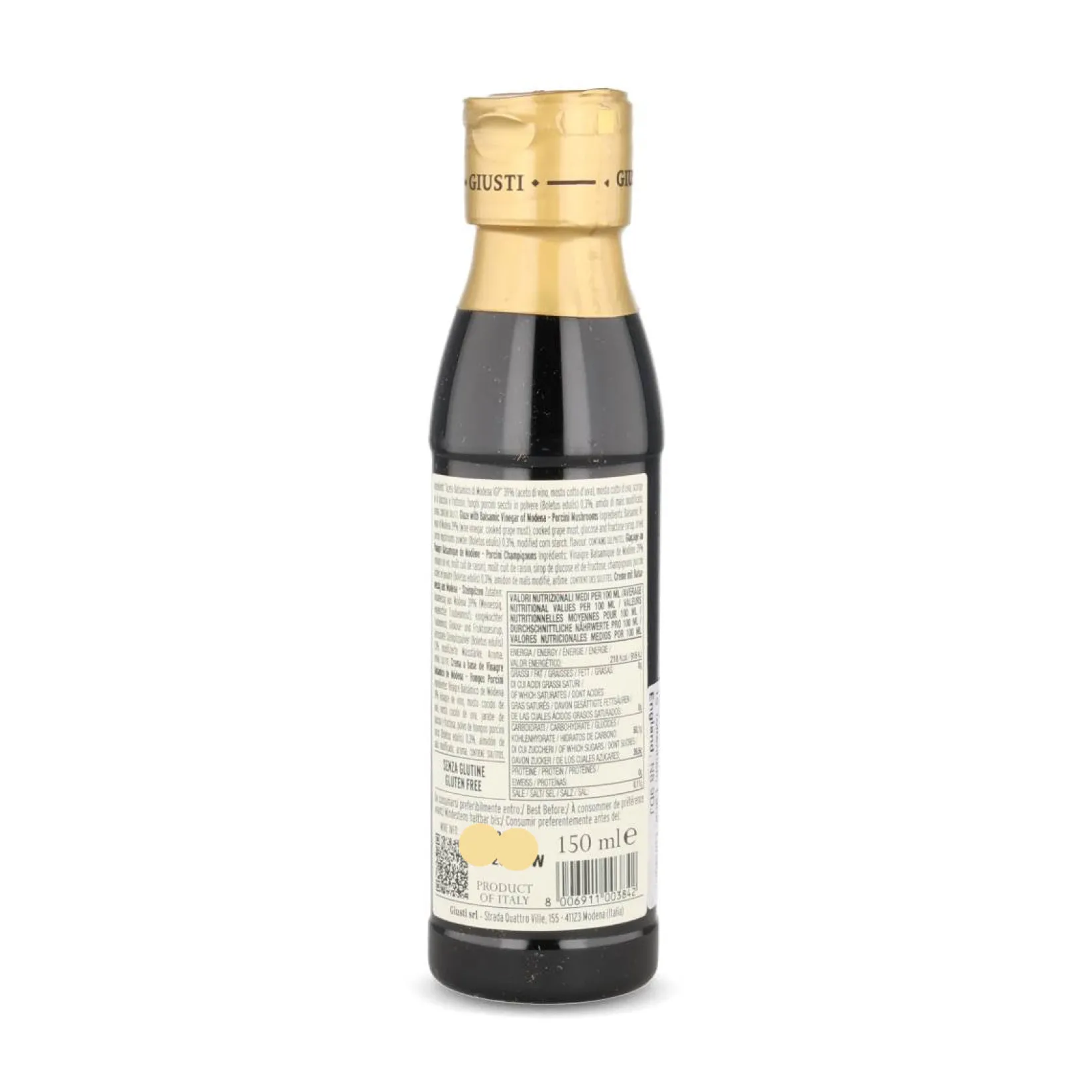 Giuseppe Giusti Ingredients Brands|Italian Ingredients^Giusti Balsamic Crema Porcini Mushrooms Glaze, 150ml
