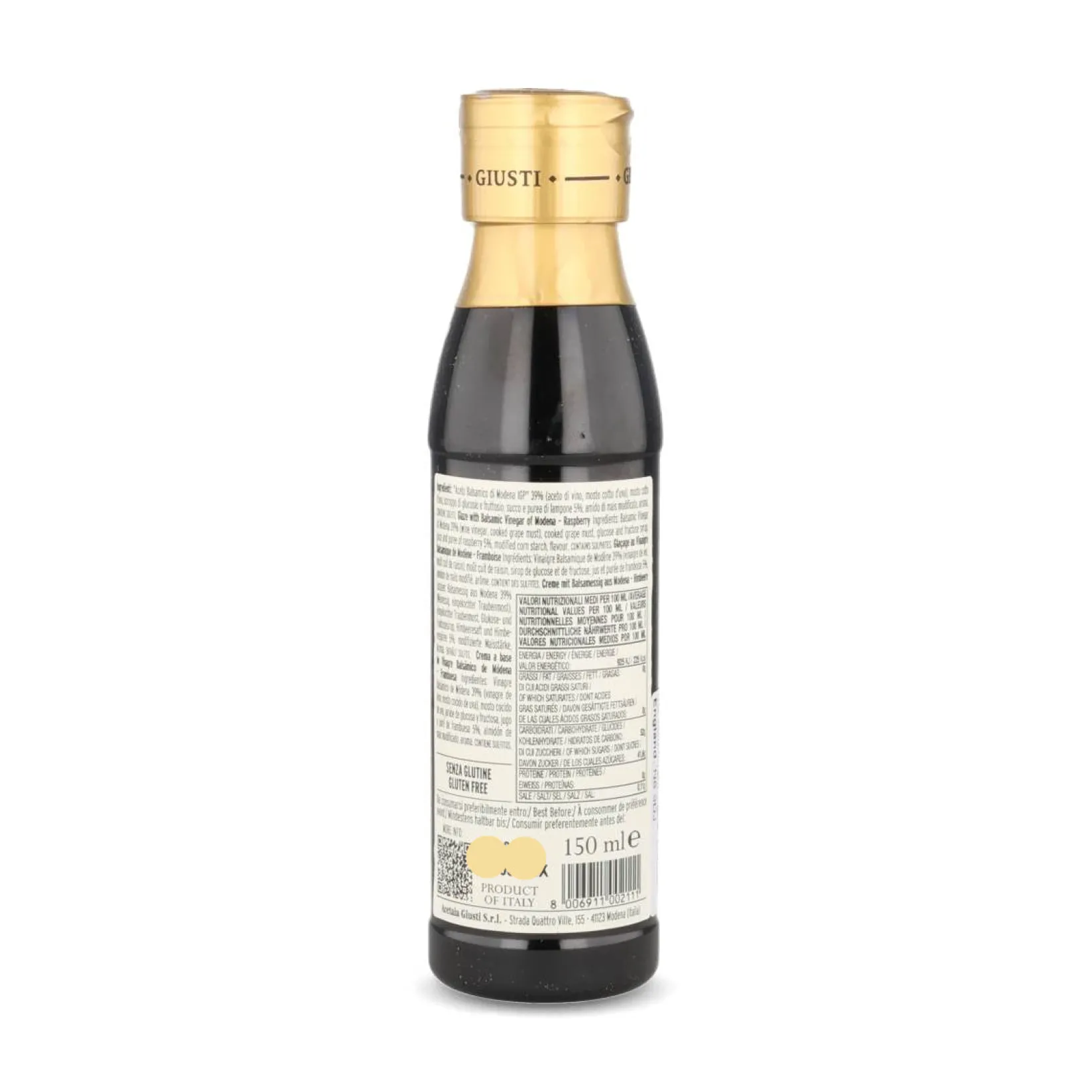 Giuseppe Giusti Ingredients Brands|Italian Ingredients^Giusti Balsamic Crema Raspberry Glaze, 150ml