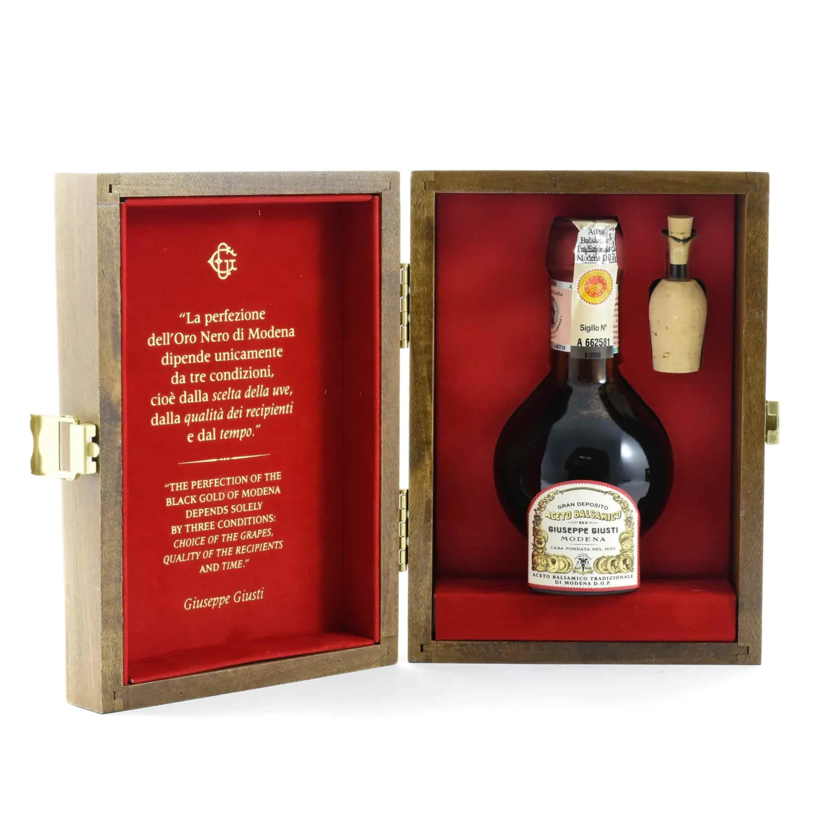 Giuseppe Giusti Ingredients Brands|Italian Ingredients^Giusti Balsamic Vinegar of Modena DOP - Affinato 12 Year Aged