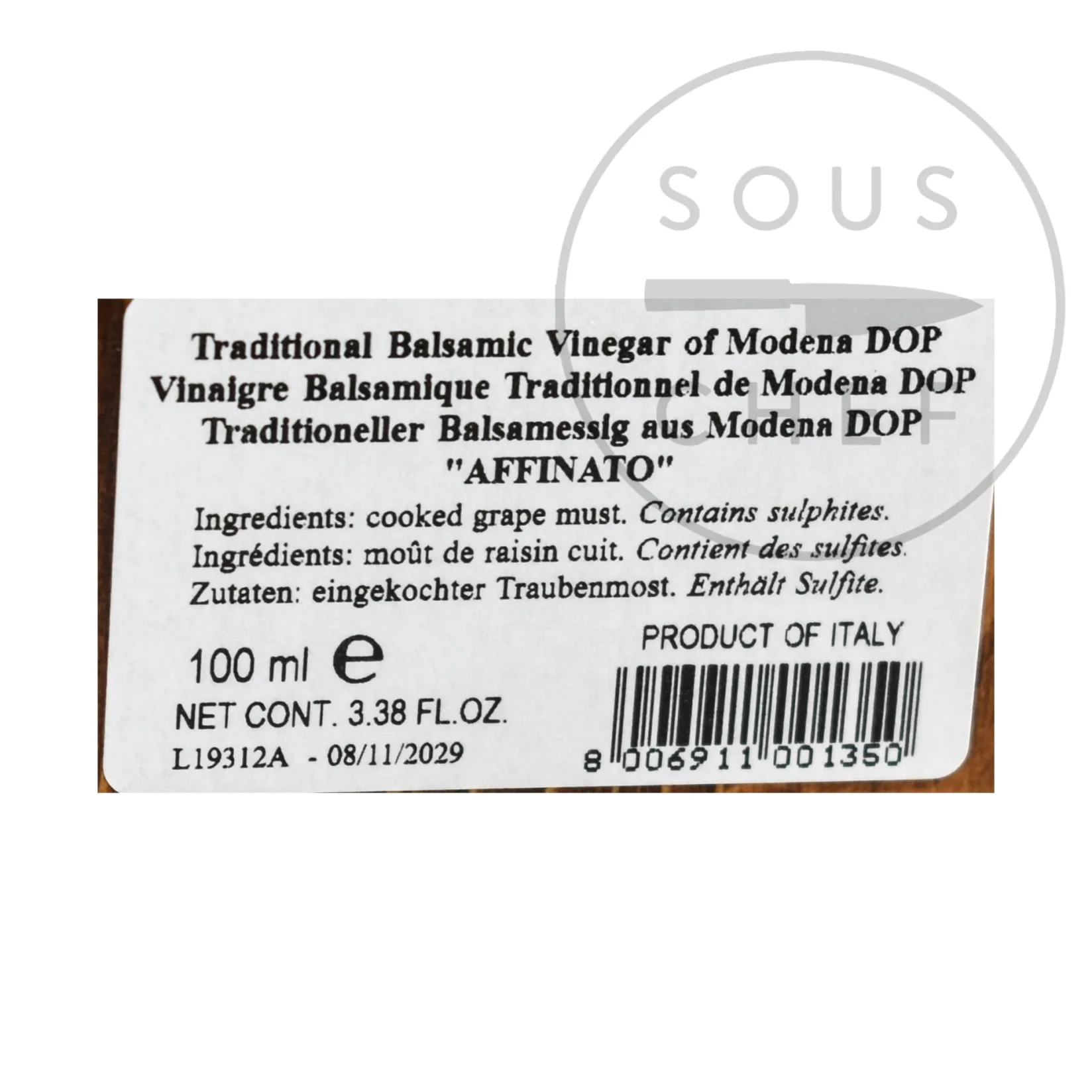 Giuseppe Giusti Ingredients Brands|Italian Ingredients^Giusti Balsamic Vinegar of Modena DOP - Affinato 12 Year Aged