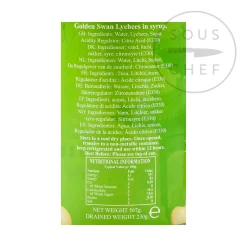 Golden Swan Ingredients Brands|Chinese Ingredients^Lychee, 567g