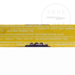 La Narval Spanish Ingredients|Tinned Fish & Seafood^Gourmet Galician Scallops in Vieira Sauce, 120ml