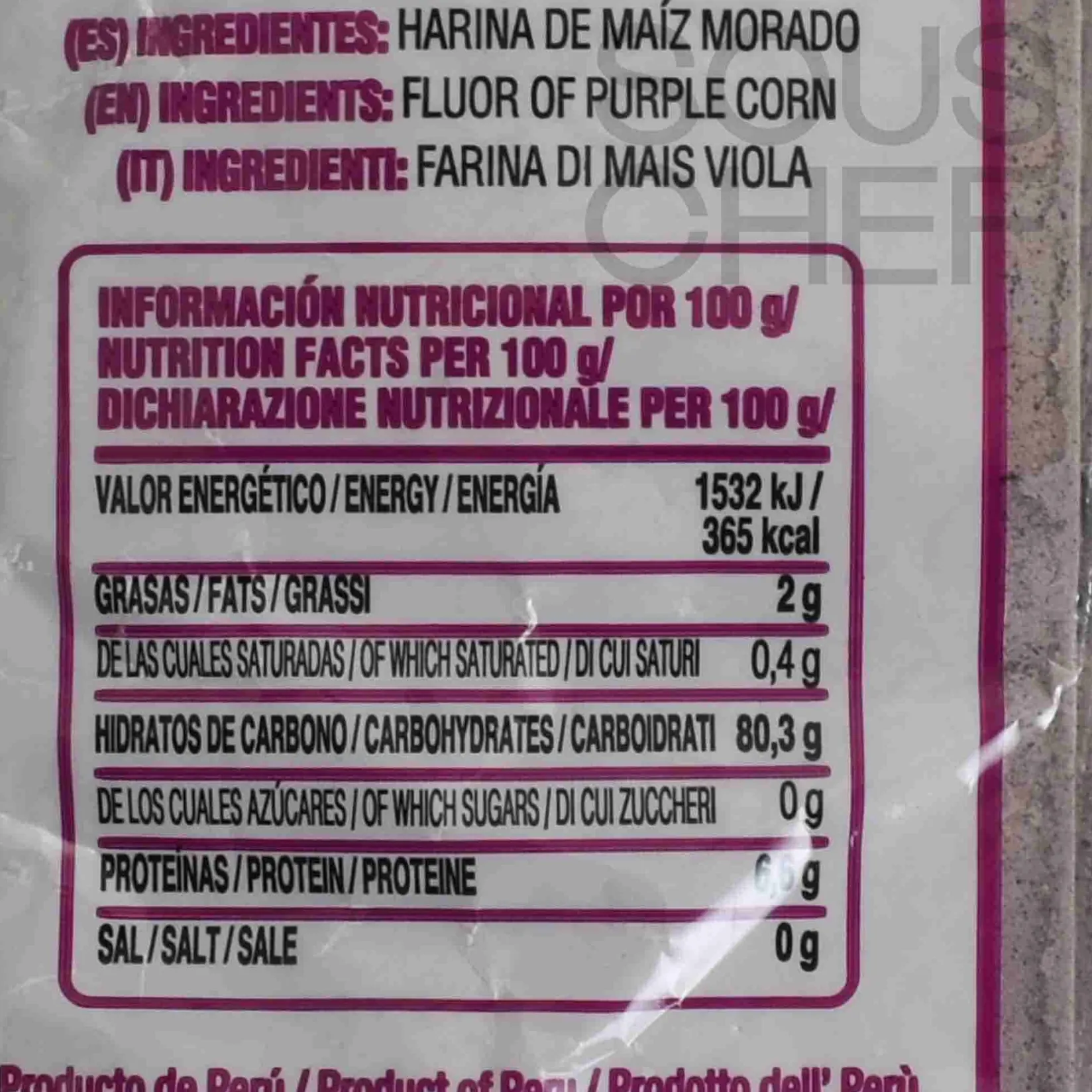 GOYA Ingredients Brands|Baking Ingredients^Purple Corn Flour, 400g