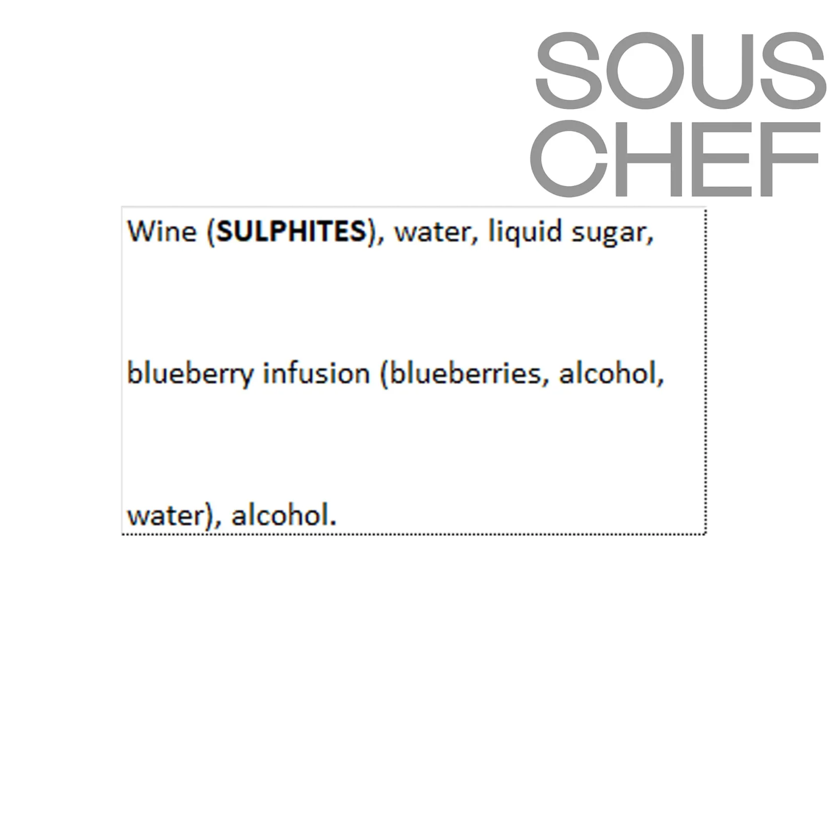 Grand Rubren Ingredients Brands|Drinks^Blueberry Aperitif 15V, 500ml