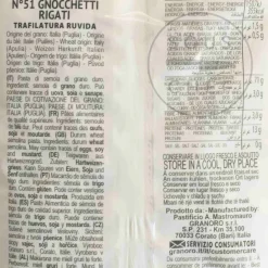 Granoro SRL Ingredients Brands|Pasta, Rice & Beans^Granoro Gnocchetti Sardi, 500g