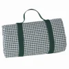 Les Jardin de la Comtesse Picnicware|Disposable Tableware^Green Gingham Picnic Blanket